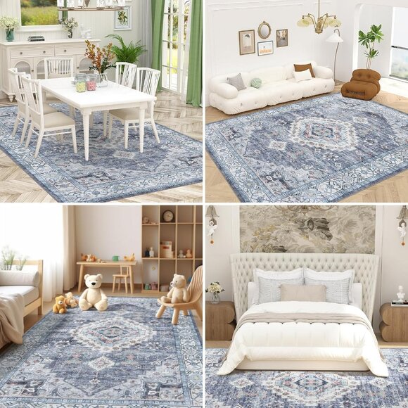 ✨ Area Rugs Living Room Bedroom Soft Plush Bedside Floor Carpet for Farmhouse - Picture 7 of 8